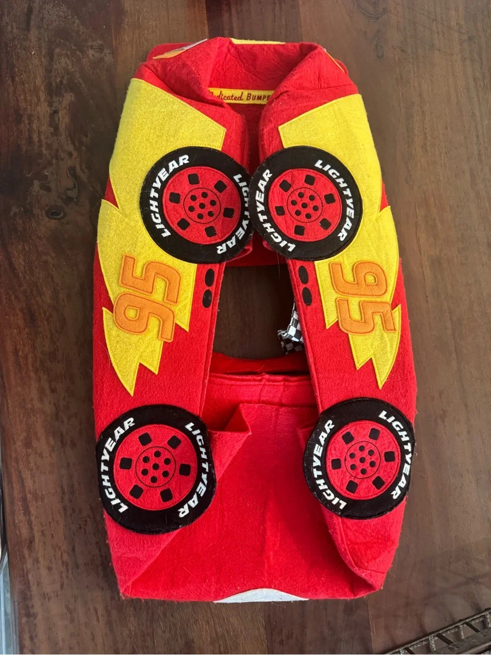 Pottery Barn Disney Pixar Lightning McQueen Kids Costume